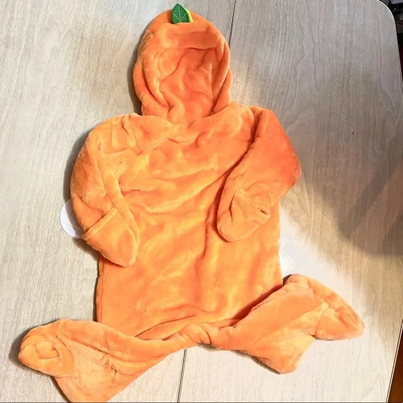 6-9m Warm Footed Halloween Pumpkin NWT - Picture 2 of 3